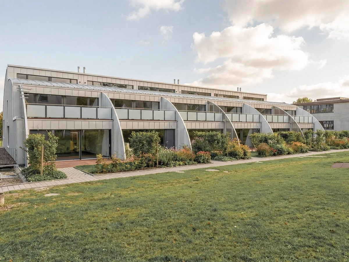 Wohngebäude Iceloft Rüschlikon mit geschwungenen Glasbalkonen