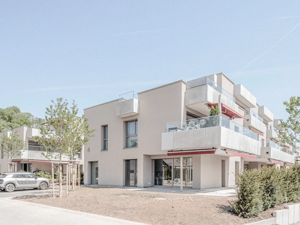 Balkonfassade der Wohnüberbauung Ranger in Untersiggenthal